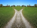 A divided path. Which way should you go?