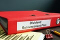 Dividend Reinvestment Plan DRIP in the folder.