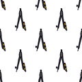 Divider tool seamless pattern, vector illustration