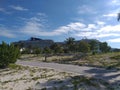 Divina cruiseship from acean cay Bahamas Royalty Free Stock Photo