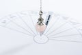 Divinatory pendulum Royalty Free Stock Photo