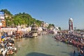 Divine holy bath at Haridwar Royalty Free Stock Photo