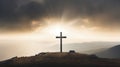 Divine Redemption: Exploring the Holy Cross as a Symbol of Death and Resurrection. Generative AI