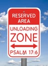 Divine Sign, Unloading Zone