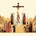 Divine Silhouette: Holy Week Devotion