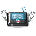Diving button tab in the shape cartoon Royalty Free Stock Photo