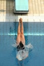 Diving competition Royalty Free Stock Photo