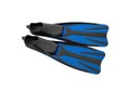 Diving flippers for snorkeling and scuba diving with comfortable grip Royalty Free Stock Photo
