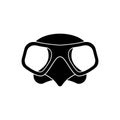 Diving goggles icon symbol,illustration design template Royalty Free Stock Photo