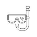 Diving googles icon