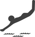 Diving Icon Vector