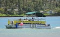 Diving lessons pontoon boat