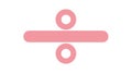 Division Symbol Icon for Math Calculation, vector design Generative AI Royalty Free Stock Photo
