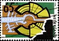 02 10 2020 Divnoe Stavropol Krai Russia postage stamp Netherlands 1990 The 50th Anniversary of the German Bombardment of Rotterdam
