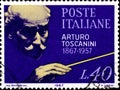 02.11.2020 Divnoe Stavropol Territory Russia postage stamp Italy 1967 The 100th Anniversary of the Birth of Toscanini 1867-1957