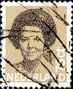 02.09.2020 Divnoe Stavropol Territory Russia Postage Stamp Netherlands 1982 Queen Beatrix Portrait of the Queen