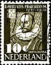 02.11.2020 Divnoe, Stavropol Territory Russia postage stamp Netherlands 1950 The 375th Anniversary of the University in Leiden