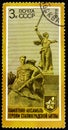 10.24.2019 Divnoe Stavropol Territory Russia postage stamp USSR 1973 monument-ensemble to the heroes of the Battle of Stalingrad