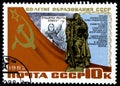 10.24.2019 Divnoe Stavropol Territory Russia 1982 USSR postage stamp series The 60th anniversary of the founding of the USSR A