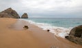 Divorce Beach on the Pacific side of Lands End in Cabo San Lucas in Baja California Mexico Royalty Free Stock Photo