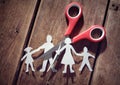 Divorce and child custody Royalty Free Stock Photo