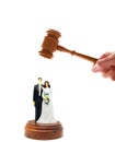 Divorce court Royalty Free Stock Photo