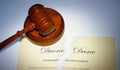 Divorce decree Royalty Free Stock Photo