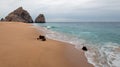 Divorce and Lovers Beach on the Pacific side of Lands End in Cabo San Lucas in Baja California Mexico Royalty Free Stock Photo
