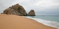 Divorce and Lovers Beach on the Pacific side of Lands End in Cabo San Lucas in Baja California Mexico Royalty Free Stock Photo