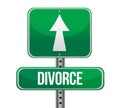 Divorce sign Royalty Free Stock Photo