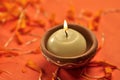 Diwali candle Royalty Free Stock Photo