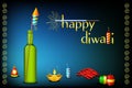 Diwali Card Royalty Free Stock Photo