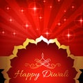 Diwali card Royalty Free Stock Photo