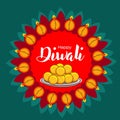 Diwali celebration in india happy diwali creative vector illustration