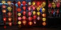 Diwali decoration electric lanterns in India for deepawali celebration