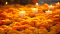 Diwali decorations with marigold flowers