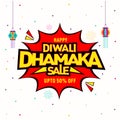 Diwali dhamaka festival sale offer Royalty Free Stock Photo