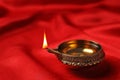 Diwali diya or clay lamp Royalty Free Stock Photo