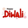 Happy diwali greeting card and diwali background li