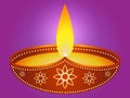 Diwali Diya Lamp Vector Illustration