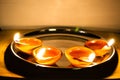 Diwali diyas for prayer and decoration