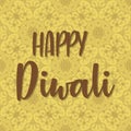 Diwali Festival Background Round Floral Ornament - Diwali Background Template with Floral Ornet