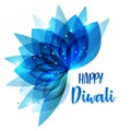 Diwali Festival Background Round Floral Ornament - Diwali Background Template with Floral Ornet