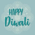 Diwali Festival Background Round Floral Ornament - Diwali Background Template with Floral Ornet