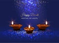 Diwali Festival Banner Royalty Free Stock Photo