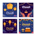 Diwali Festival Day Social Media Card