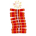 Diwali firecrackers icon.