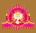 Diwali Ganesha Design