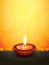 Diwali greeting design Royalty Free Stock Photo
