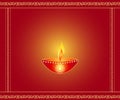 Diwali lamp Royalty Free Stock Photo